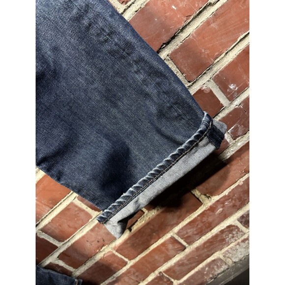 GUESS Jeans Mens Blue Falcon Boot Cut Western Cowboy Button Fly Flap Size 33 - Picture 5 of 7